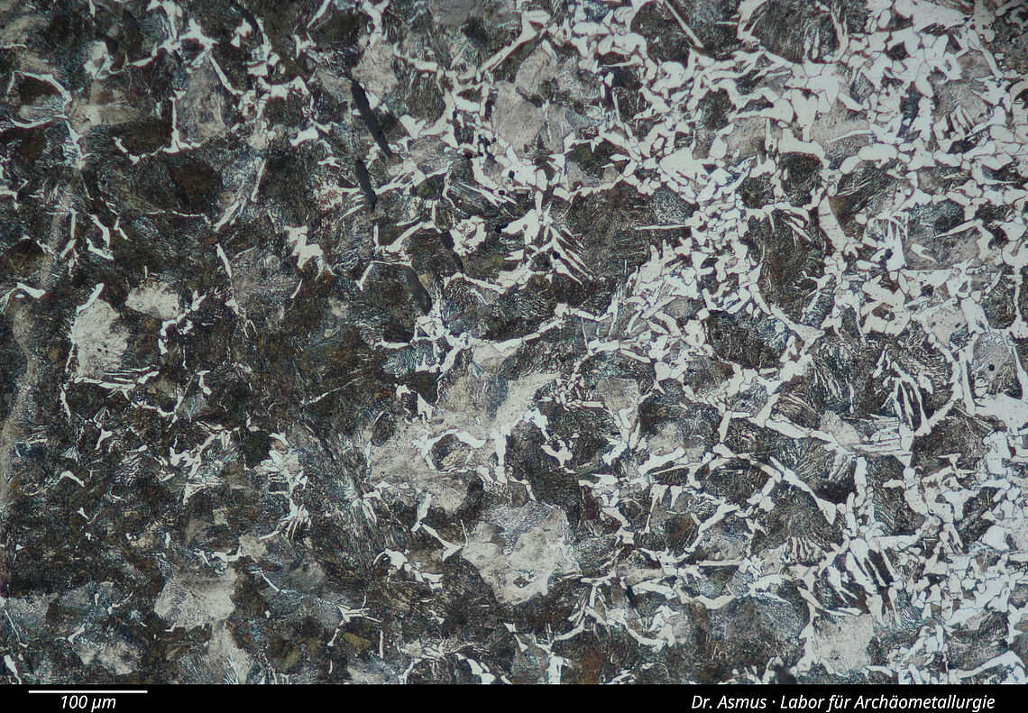 Querschnitt der Meißelspitze