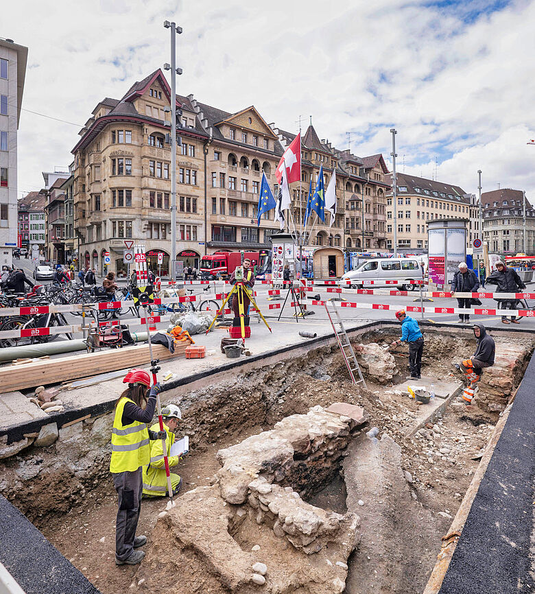 Ausgrabung in Basel