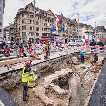 Ausgrabung in Basel