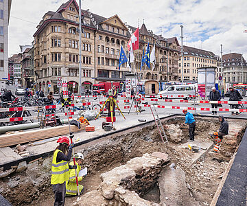 Ausgrabung in Basel