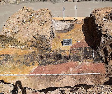 Grabung Monheim: Palisadenabschnitt