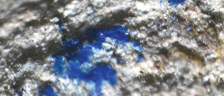 Ältester Nachweis für die Verwendung blauer Farbe in Europa