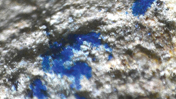 Ältester Nachweis für die Verwendung blauer Farbe in Europa