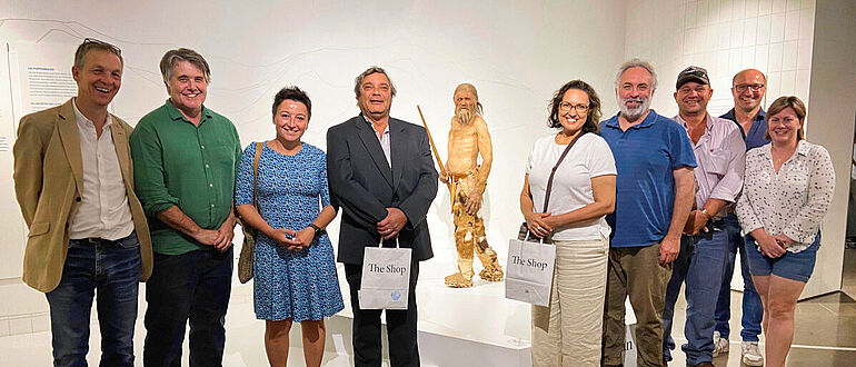 Australische Delegation im Südtiroler Archäologiemuseum