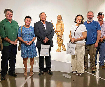 Australische Delegation im Südtiroler Archäologiemuseum