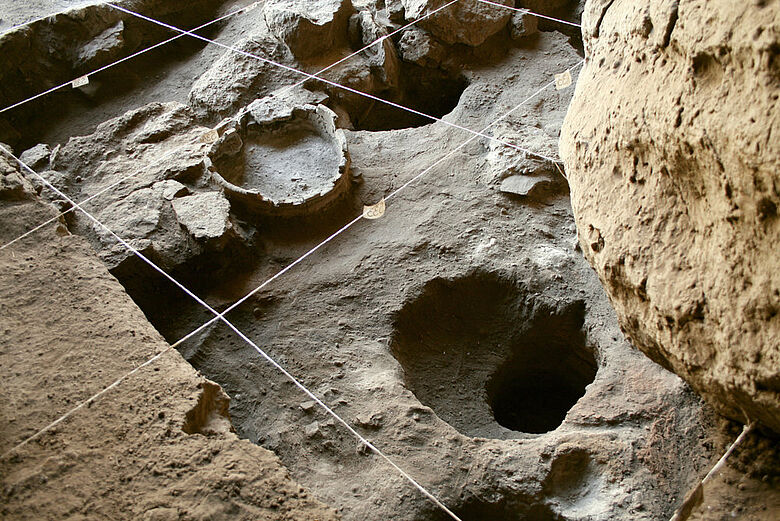 Ausgrabung in der Areni 1 Höhle