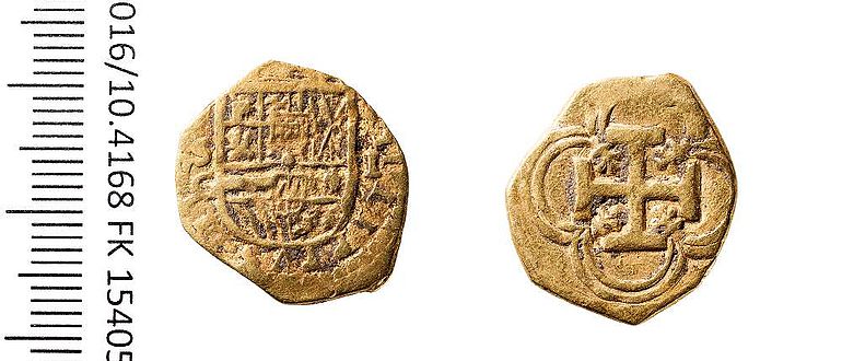 Goldener Escudo aus der Regierungszeit von Philipp III.