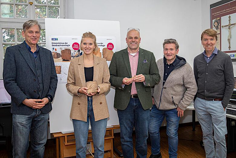 Bei der Vorstellung des Labors war Thomas Eißing aus Bamberg dabei. Er hat in den vergangenen Monaten Anne Lambert, Werner von Schorlemer und Norbert Engels ausgebildet