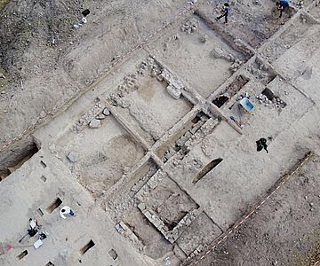 Ausgrabung des Palatiums der ottonischen Pfalz