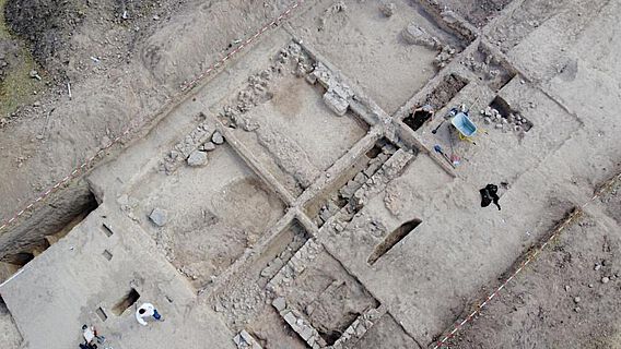 Ausgrabung des Palatiums der ottonischen Pfalz