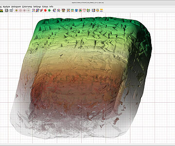3D-Scan einer Keilschrifttafel
