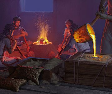 Bronzeschmelzen in der ägäischen Bronzezeit