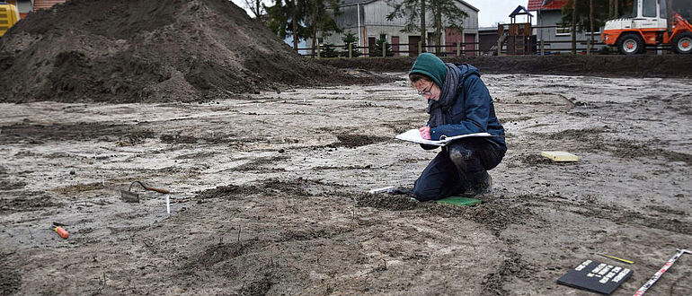 Dokumentation eines archäologischen Befundes