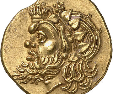 Goldmünze von Pantikapaion