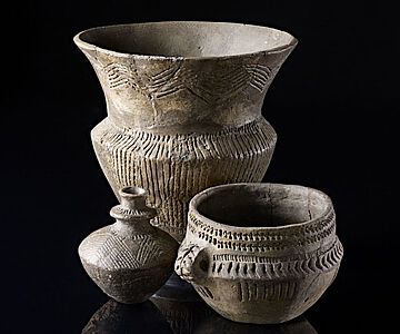 Keramikgefäße der Trichterbecherkultur aus Lengerich-Wechte (Kreis Steinfurt)