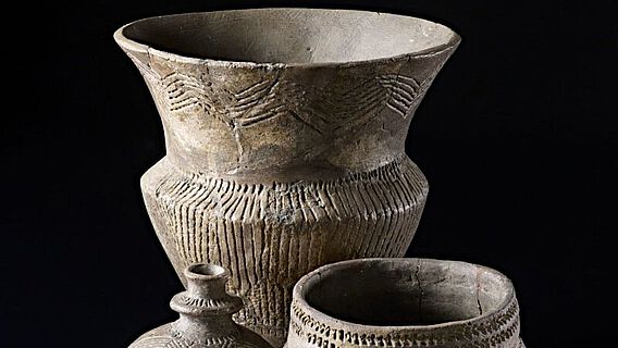 Keramikgefäße der Trichterbecherkultur aus Lengerich-Wechte (Kreis Steinfurt)