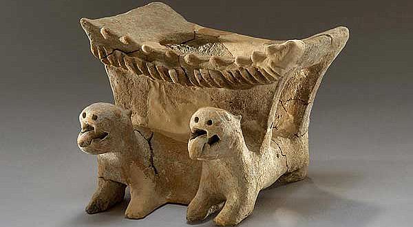 Ein Tonmodell aus dem Fund nahe Yavne (Foto: Leonid Padrul)