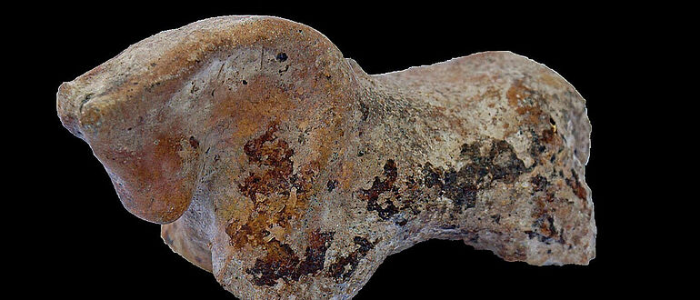 Mittelalterliches Spielzeugpferdchen