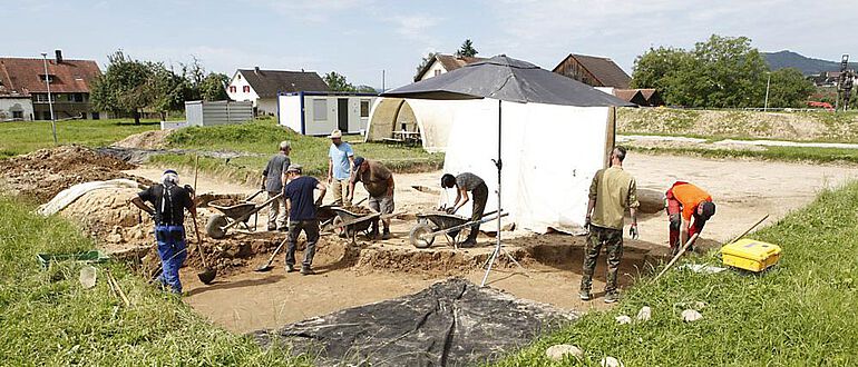 Der Feldkurs für Freiwillige fand zum ersten Mal auf einer prähistorischen Ausgrabung statt