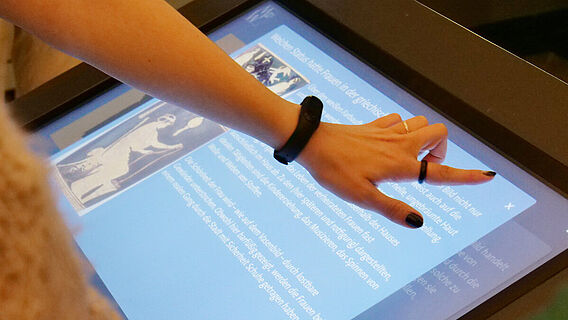 Touchtable Digitale Antike