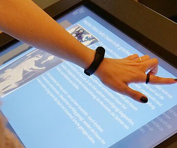 Touchtable Digitale Antike