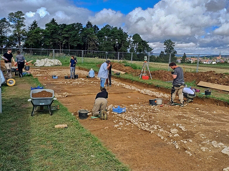 Ausgrabung im Römerkastell