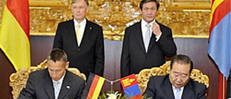 Unterzeichnung des Kooperationsabkommen