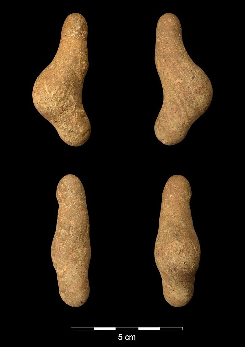 Die Frauenfigur vom Typ Gönnersdorf wurde in Waldstetten gefunden und ist ca. 15.000 Jahre alt