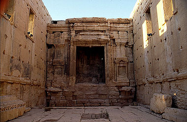 Nischen für Kultbilder im Bel-Tempel Nischen für Kultbilder im Bel-Tempel