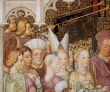 Hochzeit der Langobarden-Königin mit Agilulf, dem Herzog von Turin
