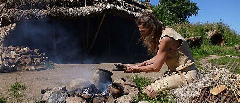 Mesolithische Kochstelle
