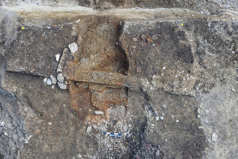 Brennofen im archäologischen Befund