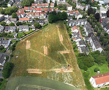 Ausgrabungsflächen in Bochum-Linden