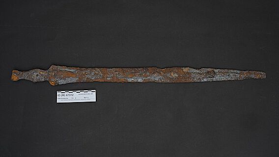 Das gut erhaltene eisenzeitliche Schwert aus Andechs-Frieding
