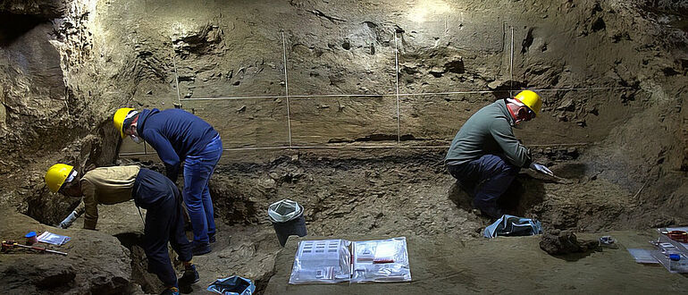 Ausgrabungen in der Bacho-Kiro-Höhle