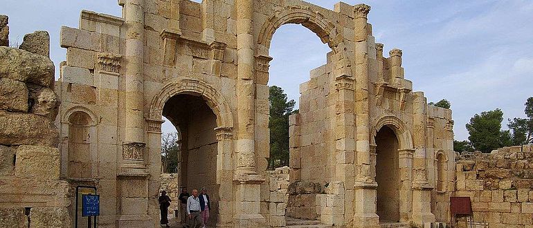 Das Südtor von Jerash/Gerasa in Jordanien
