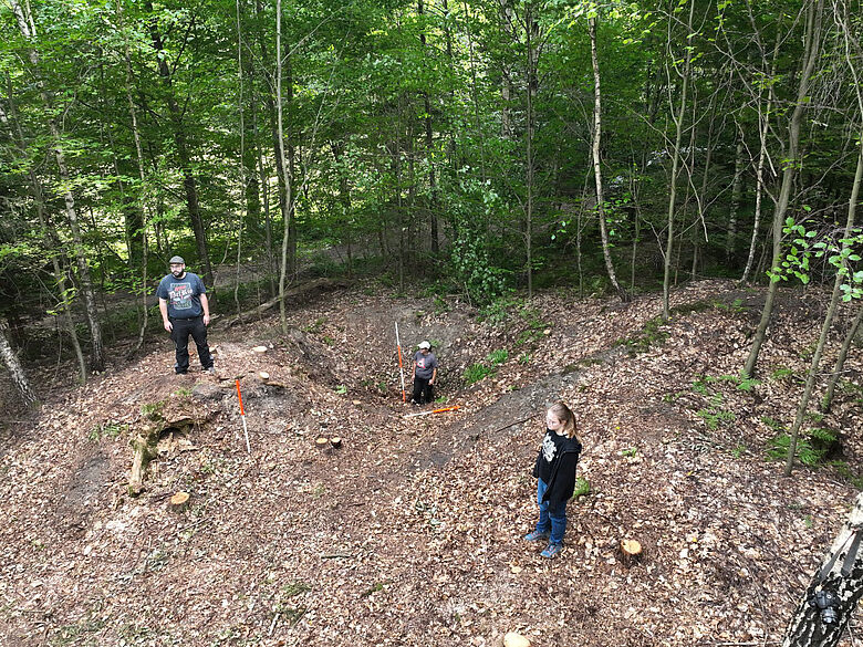 Pinge und Halde
