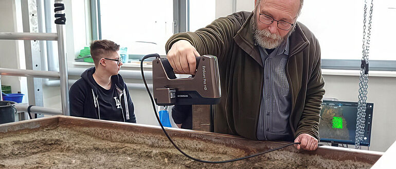 3D-Dokumentation der Blockbergung