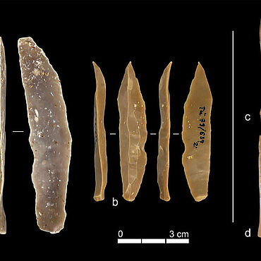 Paläolithische Steinartefakte
