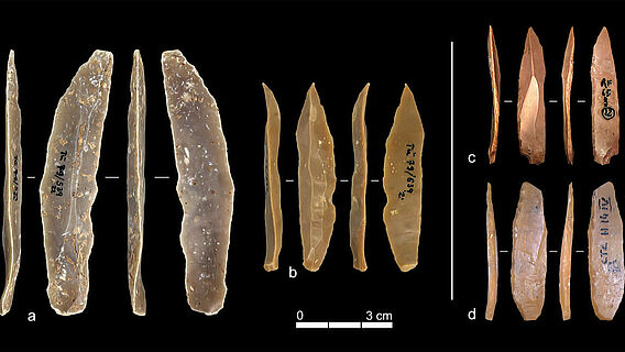 Paläolithische Steinartefakte
