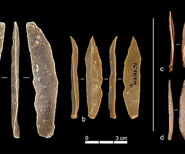 Paläolithische Steinartefakte
