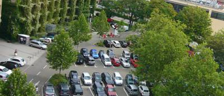 Der Rathausplatz von Pforzheim (Foto: Stadt Pforzheim)