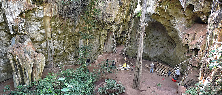 Höhlengrabung in Kenia
