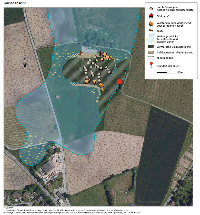 Jungsteinzeitliche Siedlung Reute-Schorrenried