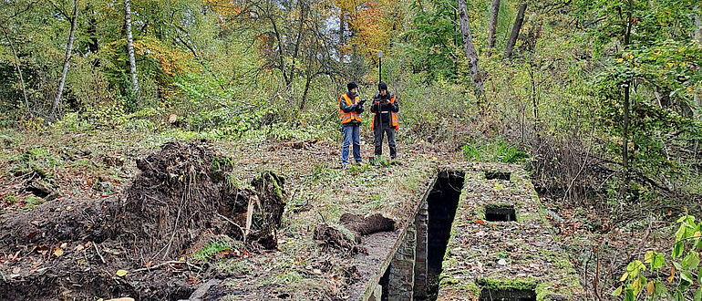 KZ Walbeck, Latrine: Vermessungsarbeiten