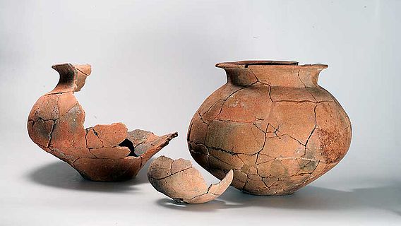 3300 Jahre alte Gefässe aus Kleinbasel (Foto: Archäologische Bodenforschung Basel)