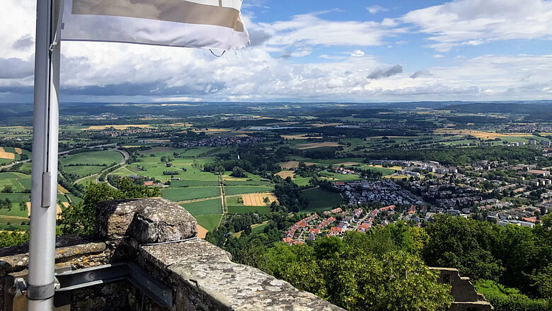 Blick von der Burg Hohentwiel