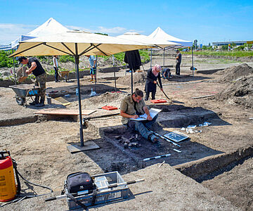 Ausgrabung in Manching