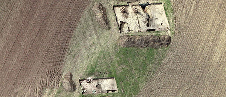 Luftbild Ausgrabung Watenstedt