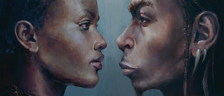 Anatomisch moderner Mensch und Neandertaler